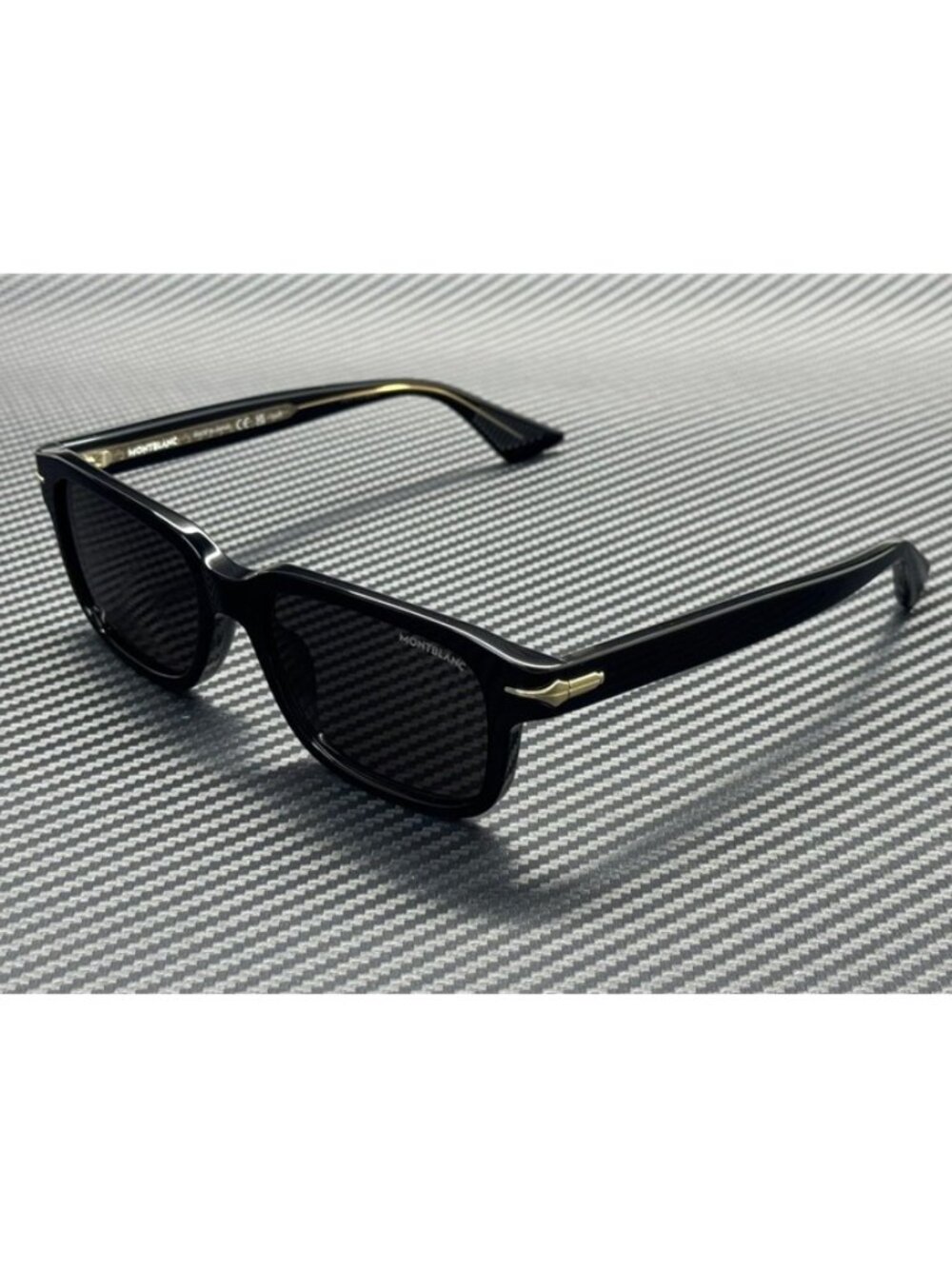 New Montblanc Men Black Sunglasses 54-18-145